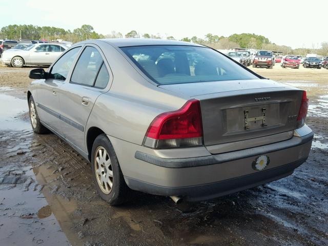 YV1RS61RX12066055 - 2001 VOLVO S60 BEIGE photo 3