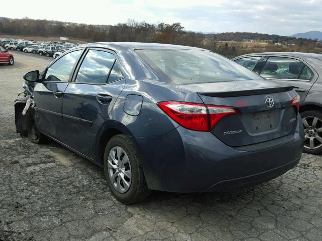 2T1BPRHE7EC224243 - 2014 TOYOTA COROLLA EC 蓝色 照片 3