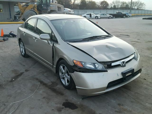 1HGFA168X8L013828 - 2008 HONDA CIVIC EX GOLD photo 1