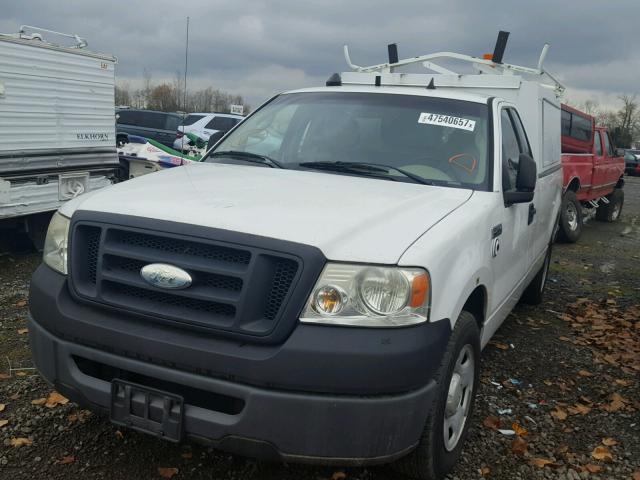 1FTRF12238KB87664 - 2008 FORD F150 WHITE photo 2