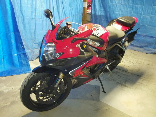 1S1GN7DAS62100561 - 2006 SUZUKI GSX-R600 K RED photo 2