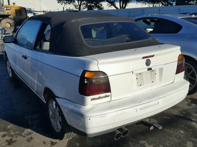 3VWBB61E4WM811349 - 1998 VOLKSWAGEN CABRIO GLS WHITE photo 3