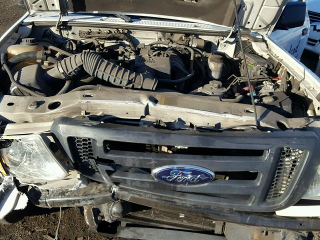 1FTYR10D09PA10226 - 2009 FORD RANGER WHITE photo 7