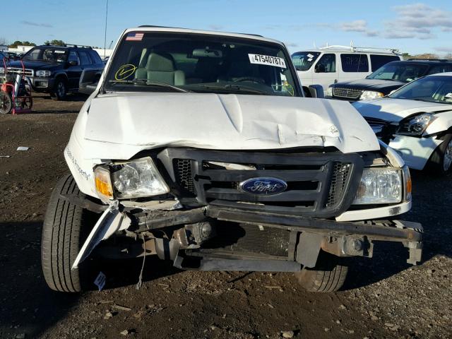 1FTYR10D09PA10226 - 2009 FORD RANGER WHITE photo 9