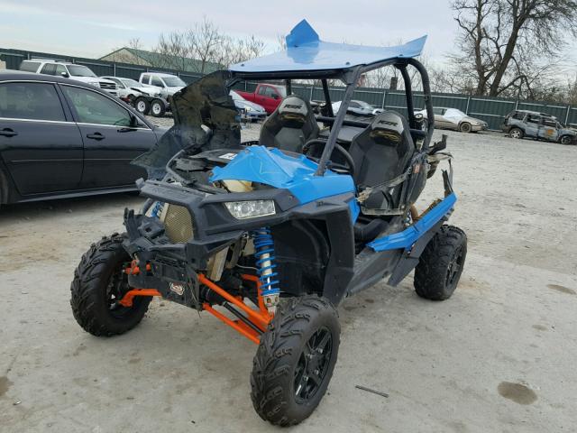 3NSVDE99XFF376741 - 2015 POLARIS RZR XP 100 BLUE photo 2