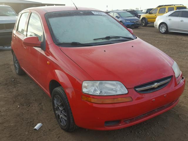 KL1TJ62644B146921 - 2004 CHEVROLET AVEO LS RED photo 1