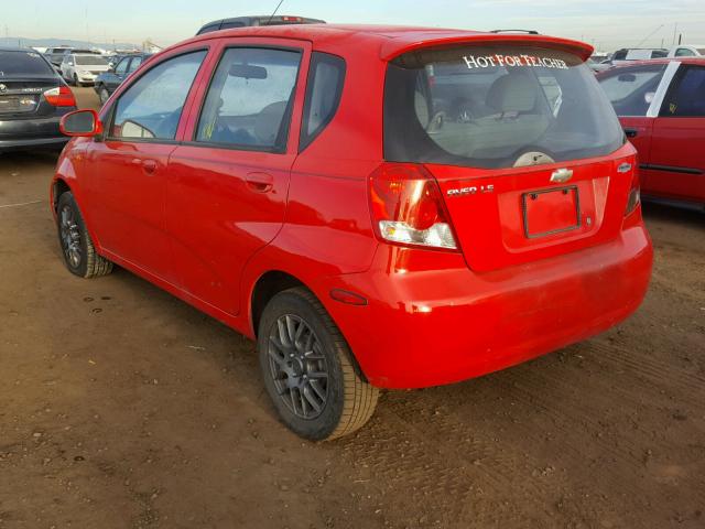 KL1TJ62644B146921 - 2004 CHEVROLET AVEO LS 红色 照片 3