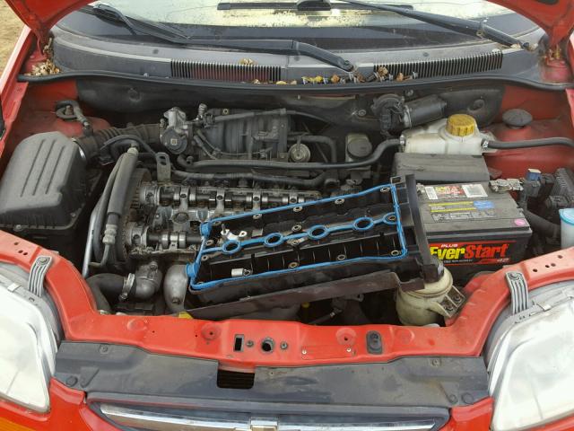 KL1TJ62644B146921 - 2004 CHEVROLET AVEO LS 红色 照片 7
