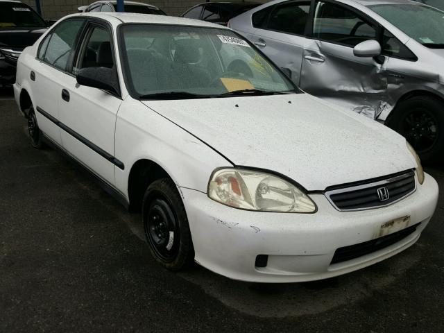 2HGEJ6672YH582721 - 2000 HONDA CIVIC LX WHITE photo 1