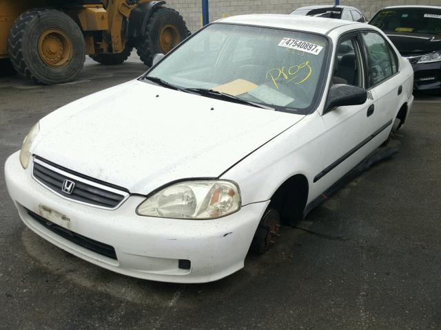 2HGEJ6672YH582721 - 2000 HONDA CIVIC LX WHITE photo 2