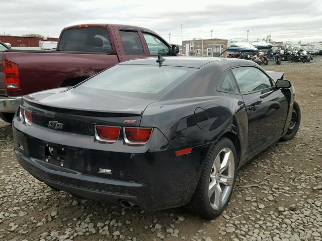 2G1FC1E32C9134862 - 2012 CHEVROLET CAMARO LT BLACK photo 4