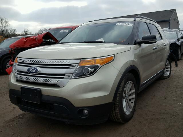 1FMHK7D87BGA45643 - 2011 FORD EXPLORER X GOLD photo 2