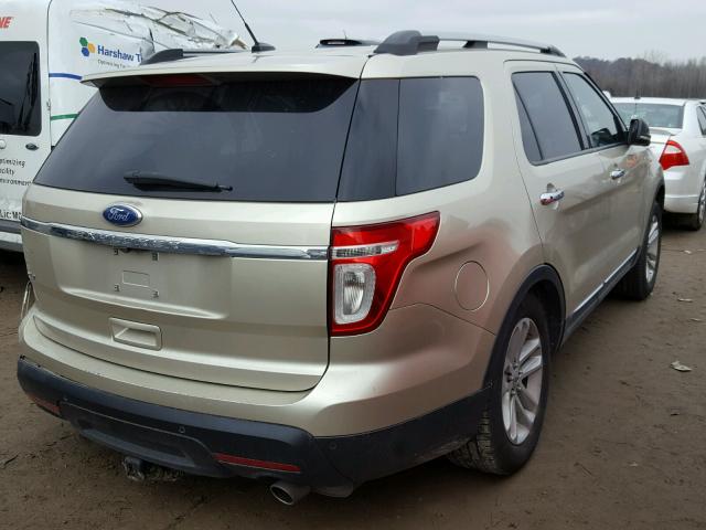 1FMHK7D87BGA45643 - 2011 FORD EXPLORER X GOLD photo 4