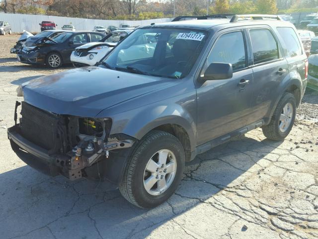 1FMCU0DG6BKA06011 - 2011 FORD ESCAPE XLT GRAY photo 2