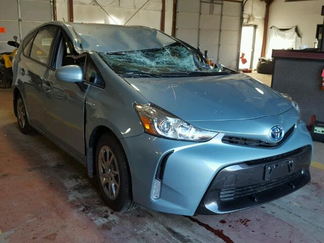 JTDZN3EUXHJ060086 - 2017 TOYOTA PRIUS V TEAL photo 1