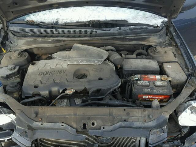 KMHCN35CX8U079700 - 2008 HYUNDAI ACCENT BAS CHARCOAL photo 7