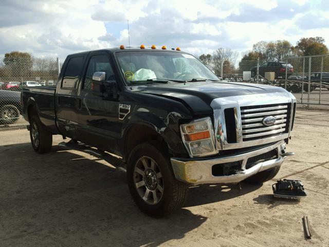 1FTWW31R18EC92277 - 2008 FORD F350 SRW S BLACK photo 1