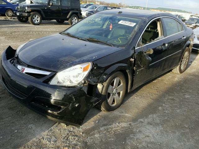 1G8ZV57737F269555 - 2007 SATURN AURA XR BLACK photo 2