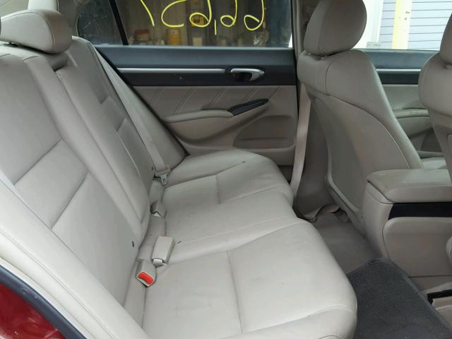 2HGFA1F9XAH528081 - 2010 HONDA CIVIC EXL Kasztanowy zdjęcie 6