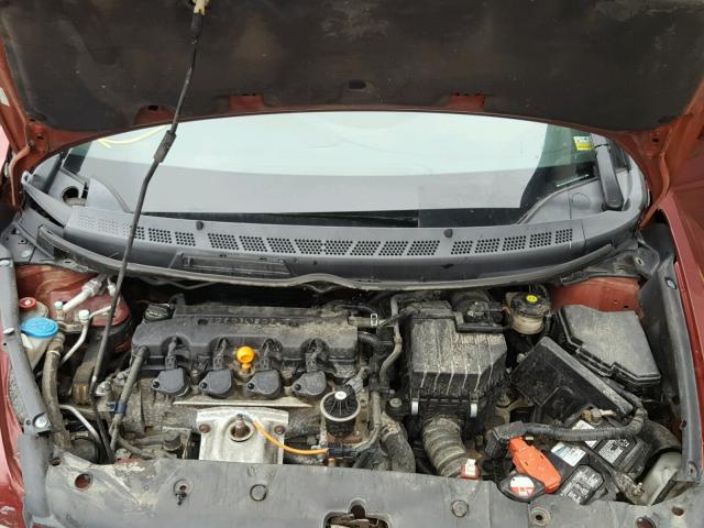 2HGFA1F9XAH528081 - 2010 HONDA CIVIC EXL Kasztanowy zdjęcie 7