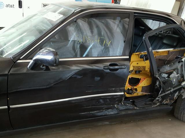 JH4KA9653YC007465 - 2000 ACURA 3.5RL BLACK photo 10