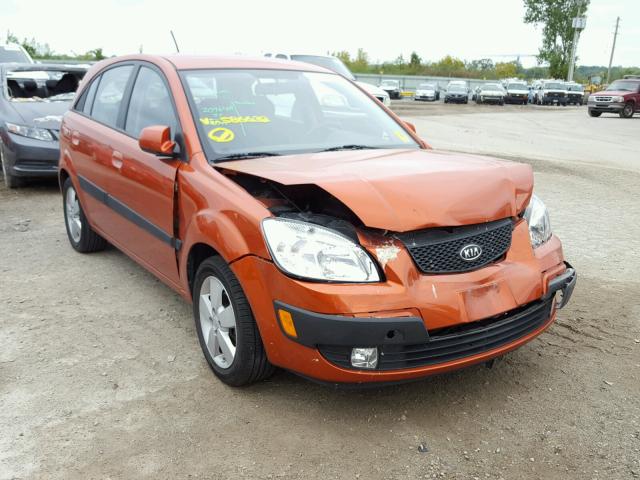 KNADE243296586632 - 2009 KIA RIO 5 SX ORANGE photo 1