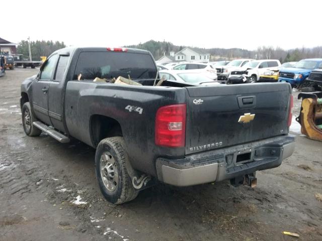 1GC2KXCG0DZ135243 - 2013 CHEVROLET SILVERADO BLACK photo 3