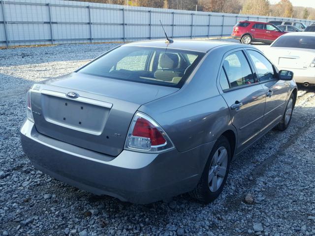 3FAHP07Z88R250817 - 2008 FORD FUSION SE SILVER photo 4