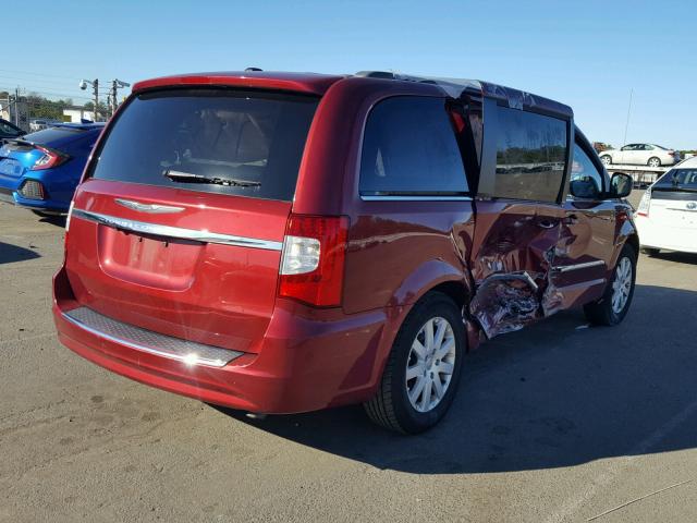 2C4RC1BG5ER168518 - 2014 CHRYSLER TOWN & COU RED photo 4