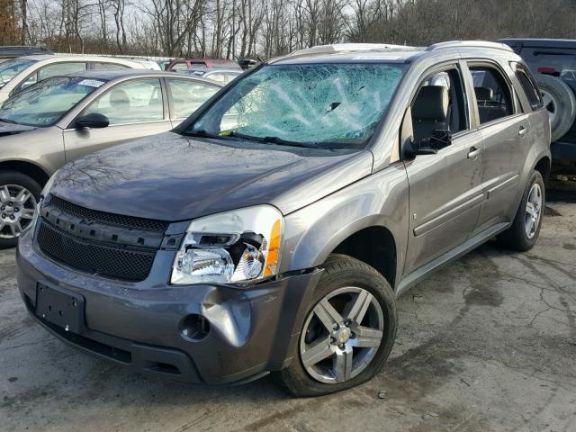 2CNDL33F286048625 - 2008 CHEVROLET EQUINOX LT GRAY photo 2