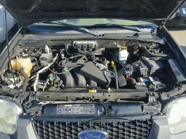 1FMYU03116KA76542 - 2006 FORD ESCAPE XLT GRAY photo 7