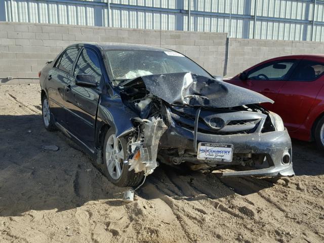 2T1BU4EE7BC626341 - 2011 TOYOTA COROLLA BA BLACK photo 1