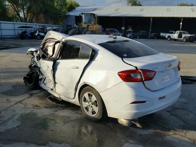 1G1BC5SM6G7256683 - 2016 CHEVROLET CRUZE LS WHITE photo 3