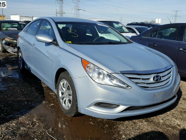 5NPEB4AC9BH163574 - 2011 HYUNDAI SONATA GLS BLUE photo 1