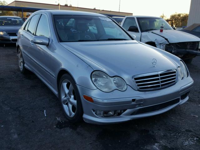 WDBRF40J05F650049 - 2005 MERCEDES-BENZ C SILVER photo 1