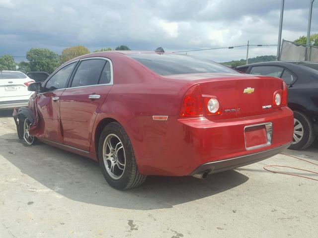 1G1ZC5E06CF232066 - 2012 CHEVROLET MALIBU 1LT RED photo 3