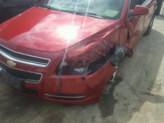 1G1ZC5E06CF232066 - 2012 CHEVROLET MALIBU 1LT RED photo 9