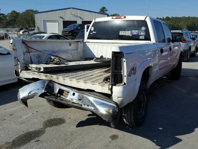 1GCHK23DX7F174821 - 2007 CHEVROLET SILVERADO WHITE photo 4