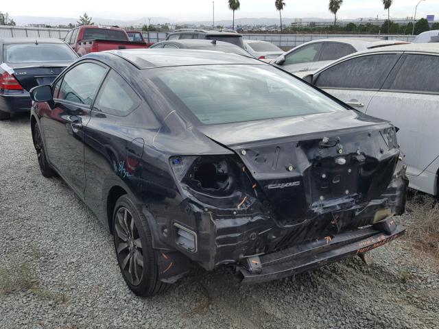 2HGFG3B0XEH504810 - 2014 HONDA CIVIC EXL BLACK photo 3