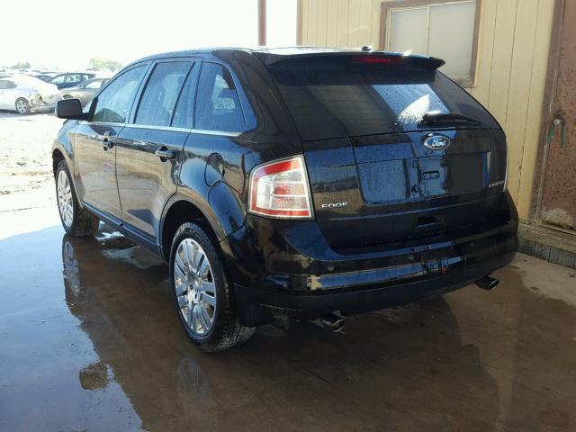 2FMDK39C68BA45833 - 2008 FORD EDGE LIMIT BLACK photo 3