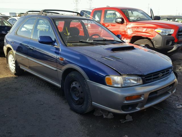 JF1GF4854YH808861 - 2000 SUBARU IMPREZA OU BLUE photo 1