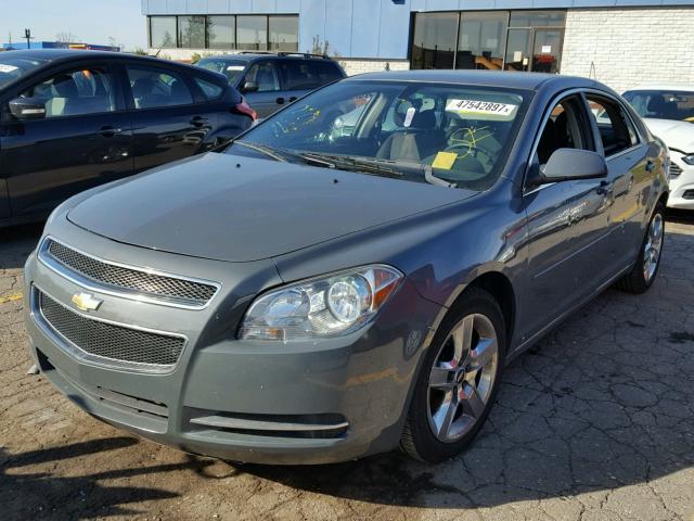 1G1ZH57B394175006 - 2009 CHEVROLET MALIBU 1LT GRAY photo 2