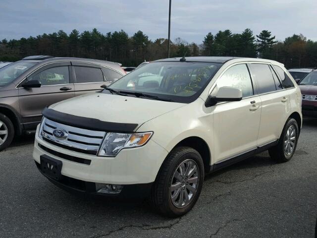 2FMDK49CX7BB15712 - 2007 FORD EDGE SEL P WHITE photo 2