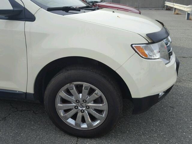 2FMDK49CX7BB15712 - 2007 FORD EDGE SEL P WHITE photo 9