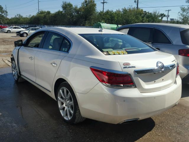 1G4GE5ED9BF210357 - 2011 BUICK LACROSSE C WHITE photo 3