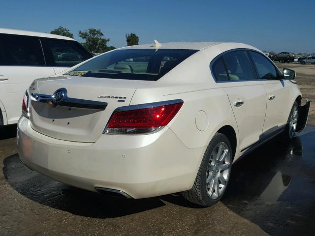 1G4GE5ED9BF210357 - 2011 BUICK LACROSSE C WHITE photo 4