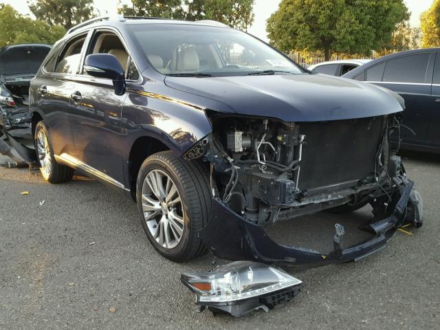 2T2BK1BA9DC194503 - 2013 LEXUS RX 350 BLUE photo 1