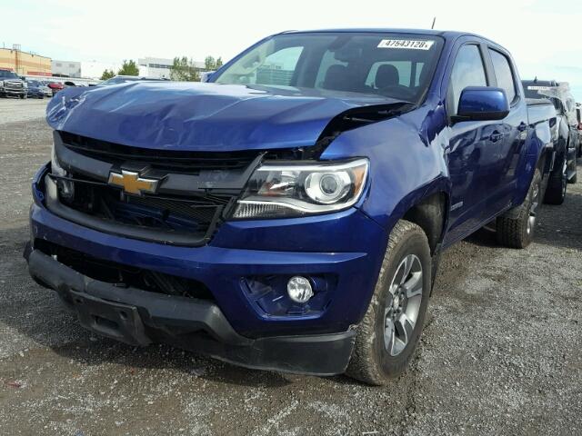 1GCGTDEN3H1325314 - 2017 CHEVROLET COLORADO Z BLUE photo 2