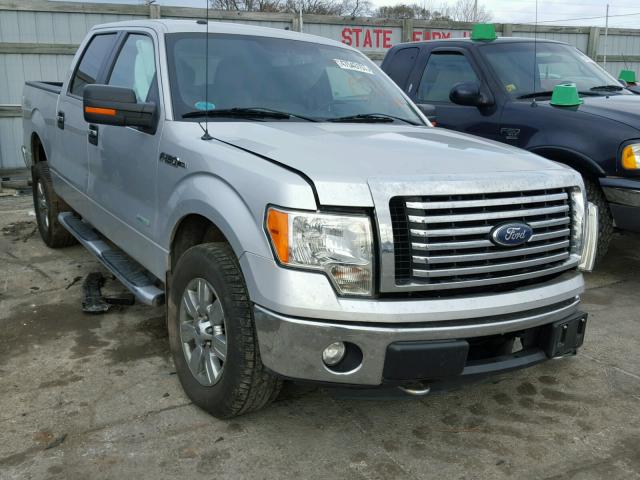 1FTFW1ET7BFD12088 - 2011 FORD F150 SUPER SILVER photo 1