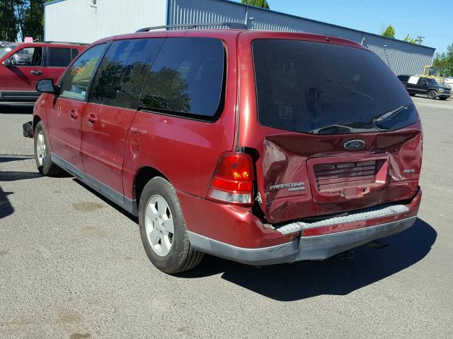 2FMDA57634BA50946 - 2004 FORD FREESTAR S MAROON photo 3